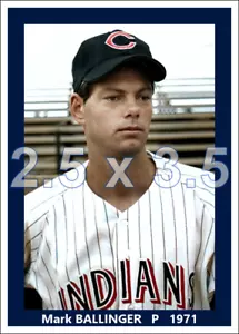 Mark Ballinger - 1971 Cleveland Indians - choose a size - colorized print - Picture 1 of 3