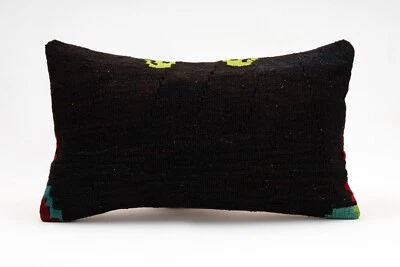 Funda de almohada Kilim, 12x20 pulgadas, almohada decorativa, almohada turca, cojín de sofá Foto 1 de 4