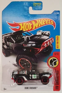 2016 Hot Wheels Black Dune Crusher Treasure Hunt HW Daredevils 151/250 - Picture 1 of 9