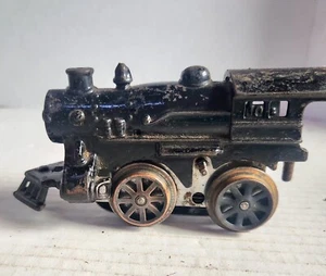 RARE Vintage Ives No 00 1930 ONLY Cast Iron Key Wind Clockwork Locomotive - Picture 1 of 17