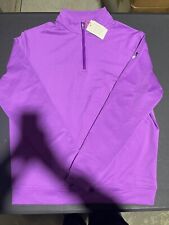 NWT MEN'S PETER MILLAR PULLOVER, SIZE: M, COLOR: PURPLE (N11)