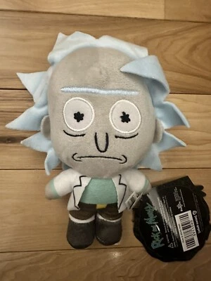 Rick & Morty Adulto Natação Rick Licenciado Pelúcia Recheada 7" Brinquedo de Fábrica NOVO COM ETIQUETAS - Imagem 1 de 2