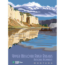Upper Missouri River Breaks National Monument Montana Canvas Wall Art Print