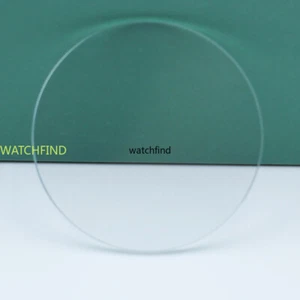 Flat Sapphire 1.0MM Thick Plane Watch Glass Round Crystal Replacement 15-45MM - Imagen 1 de 7