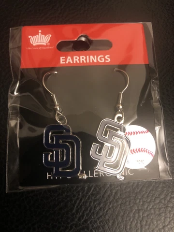 San Diego Padres Baseball Amino Hypo-allergenic Earrings Cover