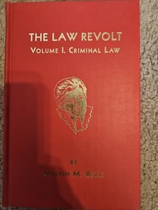 The Law Revolt. Volume I: Criminal Law - Imagen 1 de 10