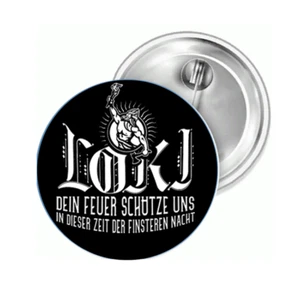 LOKI dein Feuer schütze uns  Aufkleber Anstecker div.Größen Auto-Magnet Aufnäher - Picture 1 of 6