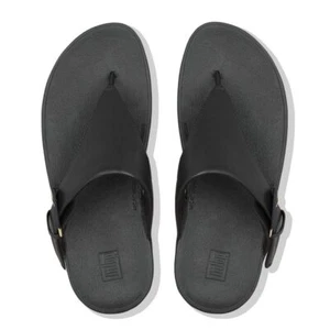 Zapatillas de verano de cuero Fitflop para mujer sandalias con hebilla ajustable zapatos de playa mulas - Imagen 1 de 15