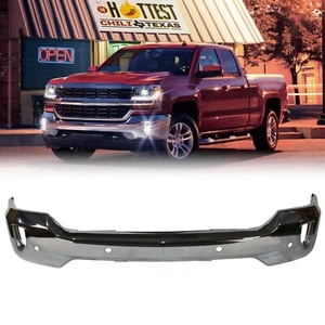 Front Bumper for 16-19 Chevy Silverado 1500 w/ Sensor Holes - Picture 1 of 10
