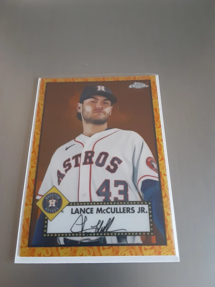 2021 TOPPS CHROME PLATINUM ANNIVERSARY #404 LANCE MCCULLERS JR ORANGE 18/25 - Image 1 of 1