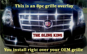 2008-2011 Cadillac CTS chrome grille insert grill overlay trim - Picture 1 of 8