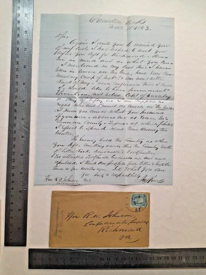 guerra civil confederada portada y carta Foto 1 de 4