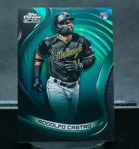 2022 Topps Cromo Nero Rodolfo Castro Rifrattore Verde /99 RC PIRATES - Foto 1 di 2
