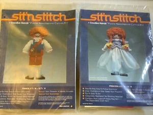 Creative Hands Sit'n Stitch Princess PCK24 & Prince PCK25 Needlepoint Canvas Kit - Picture 1 of 4