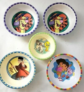 5x Vintage Zak Design Kinderschalen, Harry Potter, Dora The Explorer, Tiger  - Bild 1 von 7