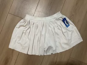Banda elástica para mujer Prince Pickleball plisada blanca crema talla XS nueva con etiquetas - Imagen 1 de 9