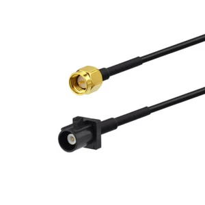 Fakra SMB A 9005 male plug to SMA male 30cm RG174 pigtail cable - Picture 1 of 4