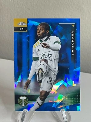 Yimmi Chara 2021 Topps Chrome SAPPHIRE Major League Soccer MLS #28 Chará Timbers - Image 1 of 2