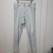 Fidelity Mens Pin Striped Carnaby Vintage Slim Jim Jeans Size 35 X 32