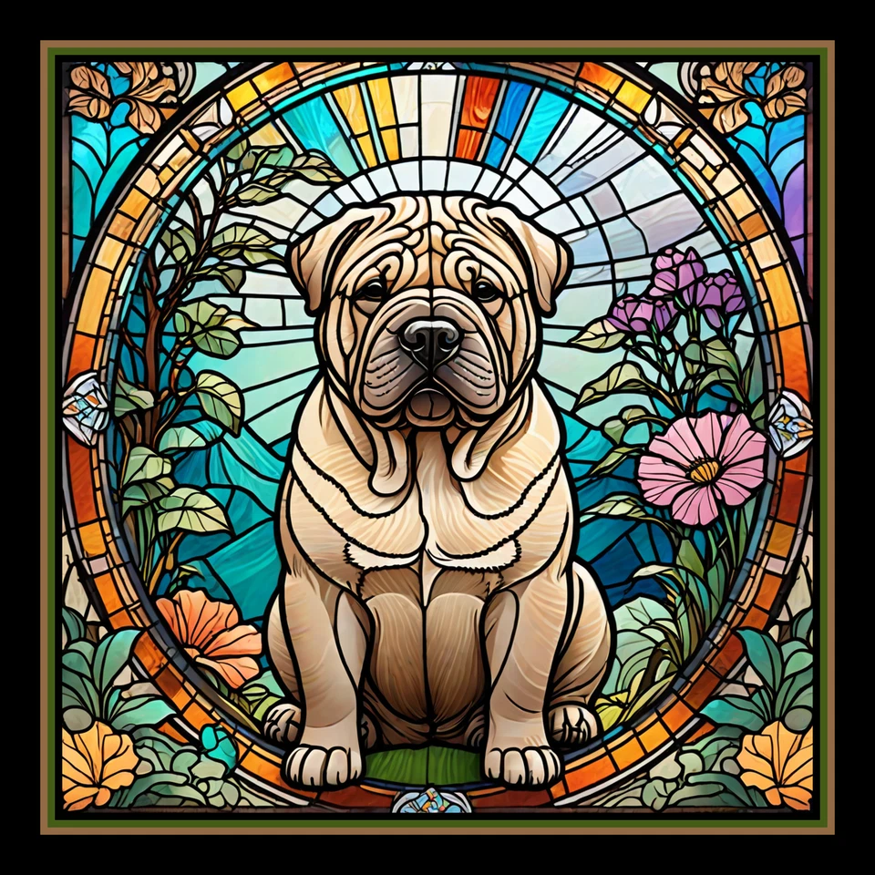 Imán grande para refrigerador Shar Pei Dog Foto 1 de 1