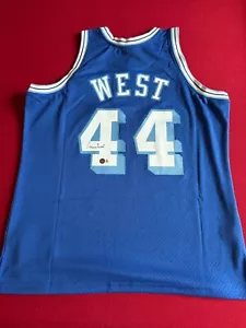 Jerry West, "Autographed" (Beckett) "1960-61" M&N Jersey (Scarce / Vintage) - Picture 1 of 5