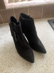 black suede ankle boots next