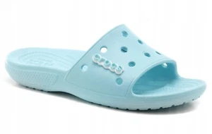 Crocs Classic Slide Sandals Men's Size 11 Ice Blue NEW - Picture 1 of 15
