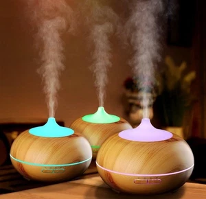 LED Ultrasonic Aroma Humidifier Essential Oil Diffuser Aromatherapy Air Purifier - Picture 1 of 21