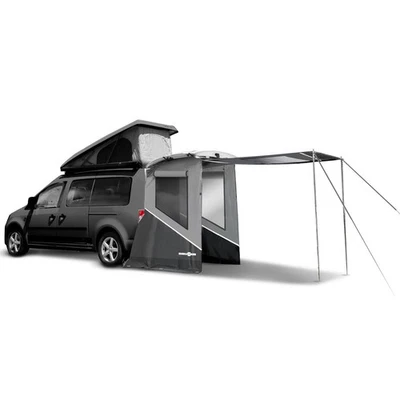 BRUNNER Heckzelt Pilote Caddy 5 Mini Camper Bus Vor Zelt SUV Heck Klappe Camping