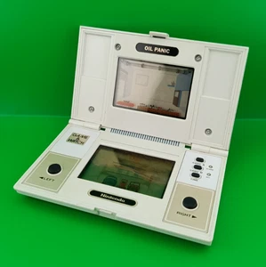 OIL PANIC GAME & WATCH NINTENDO GIOCO ELETTRONICO VINTAGE FUNZIONANTE - Picture 1 of 6