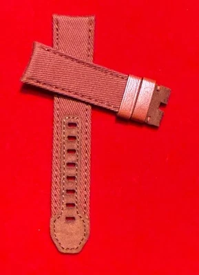 Graham Red Canvas & Rubber  Strap BRAT40B - Image 1 of 3