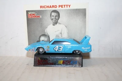 RICHARD PETTY'S #43 CAPA. SUPERBIRD NASCAR CAR DIECAST-1/64-BUENO-AZUL-91 CARRERAS C Foto 1 de 4