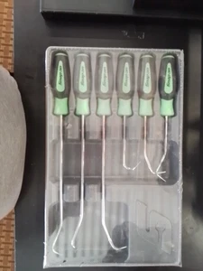 New Snap-on™ SGRHT6BG 6 Pc Radiator Hose Pick Set GREEN New Sealed - Foto 1 di 5