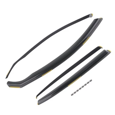 Tinted Window Visors for BMW F30 3 Series 2012-2018 In Channel Rain Guards 4pcs - Image 1 of 4