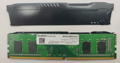 Mushkin Enhanced 8GB Essentials DDR4-2666 - MES4U266KF4GX2 - Only 1 stick of Ram - Image 1 of 3