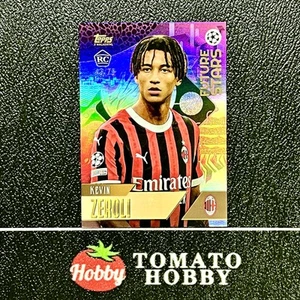 TOPPS GOLD X WALKERTKL 2024-25 KEVIN ZEROLI RC/75 REFRACTOR PÚRPURA AC MILAN - Imagen 1 de 2