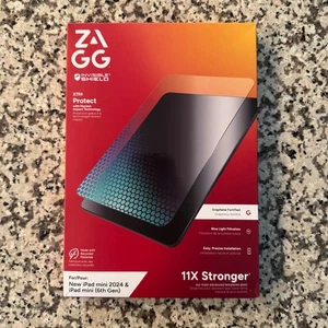 ZAGG Glass XTR4 Blue Light Tablet Screen Protector for iPad mini 8.3" - New - Picture 1 of 2