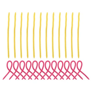 20 Stück Dauerwellenstäbe: Silikon Haarroller Flexible Lockenstäbe - - Bild 1 von 12