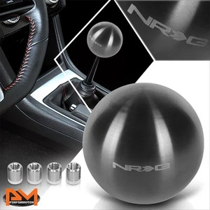 Perilla de cambio ponderada estilo bola redonda NRG SK-350BC 43x 45 mm con 4 adaptadores negra - Imagen 1 de 6