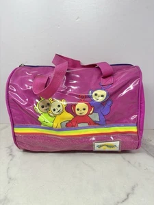 Borsa a tracolla vintage rosa e glitter Teletubbies taglia media tote bag - Foto 1 di 11