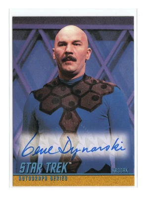 Star Trek Original Series Season 3 Autograph Auto A80 Gene Dynarski as Krodak - Image 1 of 4