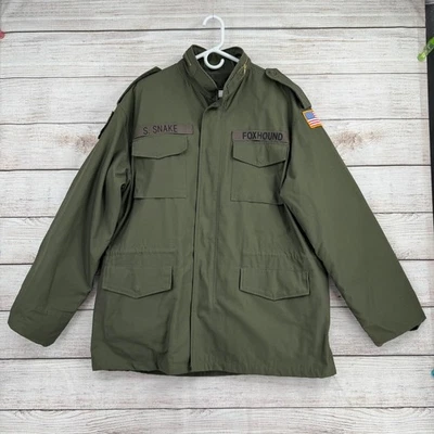 Chaqueta de Campo Rothco Metal Gear M-65 Para Hombres Grande Verde Sólido Serpiente Foxhound SFG Foto 1 de 4