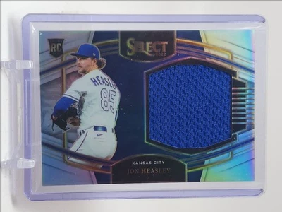 JON HEASLEY 2022 SELECT HORIZONTAL ROOKIE JUMBO PATCH SILVER RC /250 Q2691 - Image 1 of 2