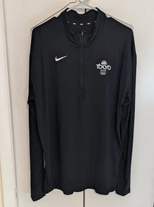 Pullover negro Nike Dri-Fit Element 1/4 cremallera Juegos Olímpicos de Tokio 2020 para hombre talla XL - Imagen 1 de 11