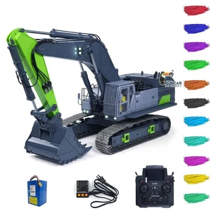 RTR 1/12 RC Hydraulic Excavator 395F Heavy Duty Machine Metal 6CH Digger Model - Picture 1 of 12