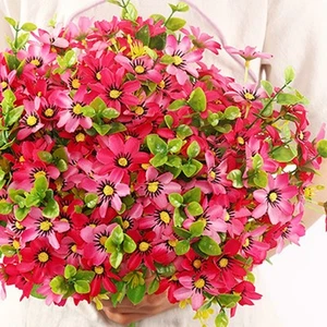 20 teste di seta fiori di orchidea danzanti lussureggianti e vibranti per arreda - Foto 1 di 18