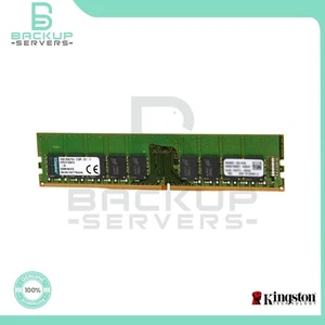 KVR21E15D8/16 Kingston 2RX8 16GB PC4-17000 DDR4-2133 ECC UNBUFF Server Memory - Picture 1 of 3