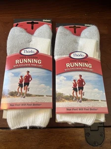 NOS 2er Pack Thorlo Thorlos XJ11 Running Max Cushion Crew Sock Unisex Medium - Bild 1 von 7