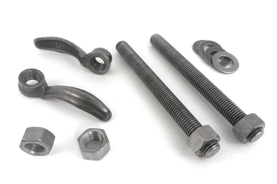 Moxon Vise Hardware Kit 773932 with 2 each 8 Inch /4-10 Threaded Rods 2 e...