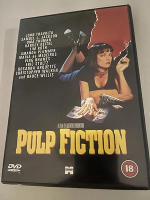 Pulp Fiction DVD John Travolta, Tarantino Like New - image 1 of 4